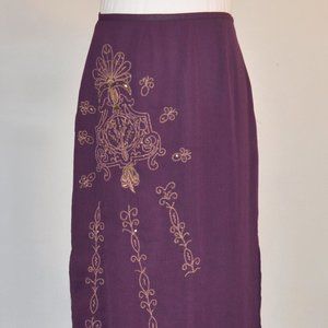 4/$20 Nine & Co. Purple Skirt
